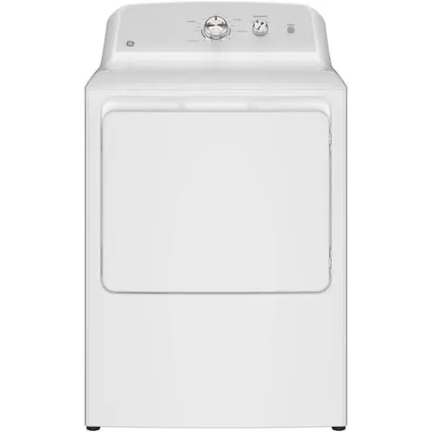 7.2 cu. ft. vented Gas Dryer in White with Auto Dry and 120ft Venting
