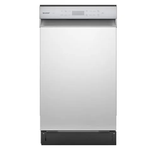 18 in. Front Control Standard Built-In Stainless Steel Dishwasher with 3rd Rack 47 dBA Energy Star Certified
