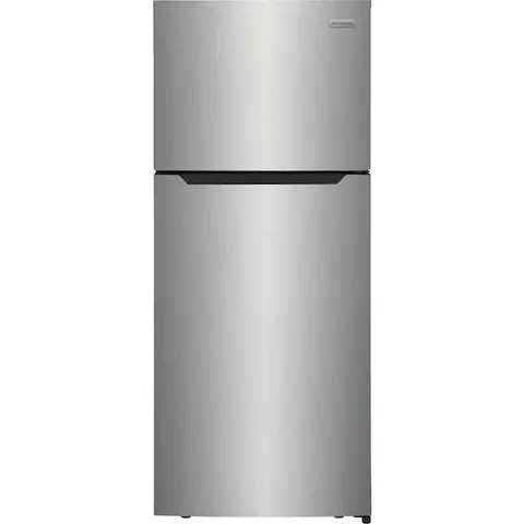28 in. 18 cu. ft. Top Freezer Refrigerator in Fingerprint-Resistant Stainless Look, ENERGY STAR