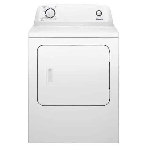 6.5 cu.ft. vented Front Load Gas Dryer in White with Wrinkle Prevent Option