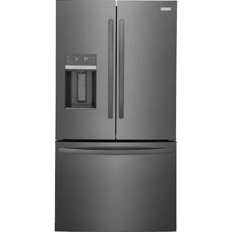 28 Cu. Ft. Standard Depth French Door Refrigerator in Black Stainless Steel, ENERGY STAR