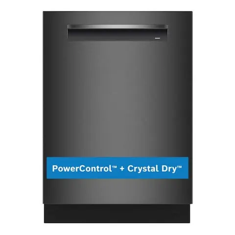 800 Series 24 in. Black Stainless Steel Top Control Tall Tub Pocket Handle Dishwasher with Stainless Steel Tub, 42 dBA
