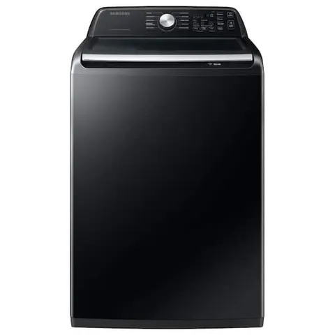 4.7 cu. ft. High-Efficiency Large Capacity Smart Top Load Washer in Brushed Black with Impeller and Active WaterJet