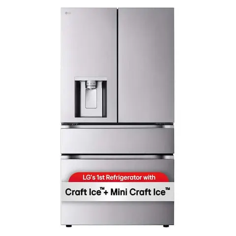 36 in. 29 cu. ft. Standard Depth MAX 4-Door French Door Refrigerator in Stainless Steel w/ Craft Ice and Mini Craft Ice