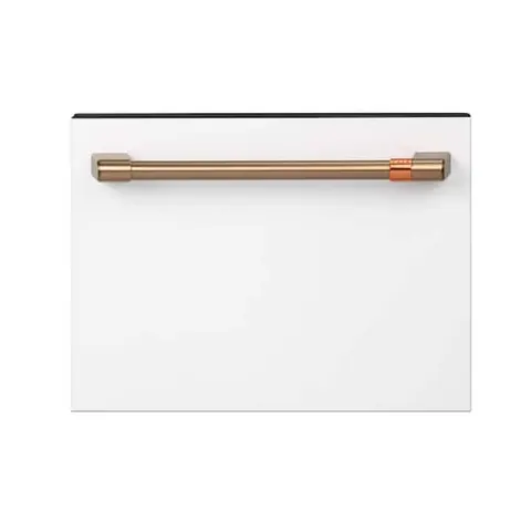 24 in. Matte White Smart Single Drawer Dishwasher with Customizable Hardware, ENERGY STAR