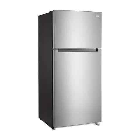 18 cu. ft. Top Freezer Refrigerator in Fingerprint Resistant Stainless Look, Garage Ready