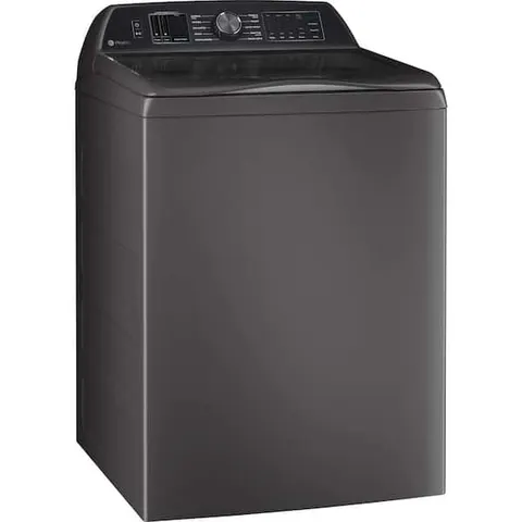 Profile 5.4 cu. ft. High-Efficiency Smart Top Load Washer in Diamond Gray with Impeller, Quiet Wash Balancing Technology