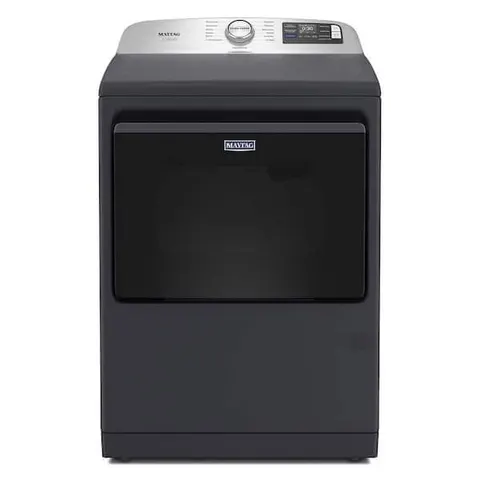 7.4 cu. ft vented Top Load Electric Dryer in Midnight Steel with Pet Pro Option