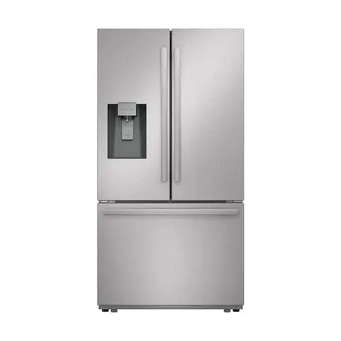 36 in 28.9 cu ft Standard Depth French Door Refrigerator in Stainless Steel with Dual Ice Makers