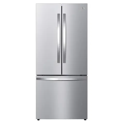 17.5 cu. ft. Counter Depth 3 Door French Door Refrigerator in Stainless Steel with E-Star and Icemaker