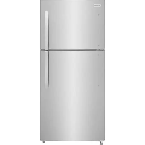 30 in. 22 cu. ft. Standard Depth Garage Ready Top Freezer in Fingerprint-Resistant Stainless Steel Look, Energy Star