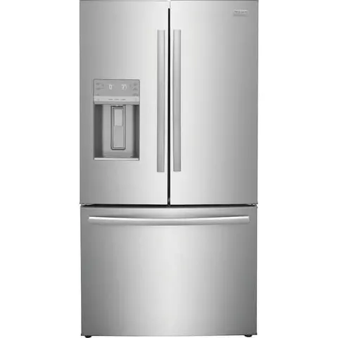 Gallery 36 in. 23 cu. ft. Counter Depth French Door Refrigerator in Smudge-Proof Stainless Steel with Dual Ice Maker