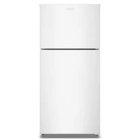 30 in. 19 cu. ft. Freestanding Wide Garage Ready Top Freezer Refrigerator in White with Dual Crisper Drawers