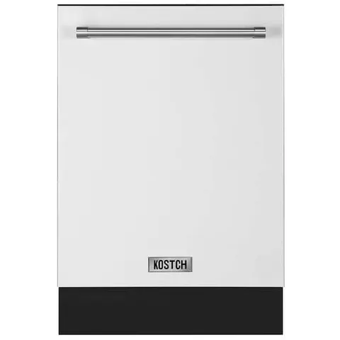 24-in. Top control Tall Tub Built-In Dishwasher with 3rd Rack in Stainless Steel with 47dBA, White Door, ENERGY STAR
