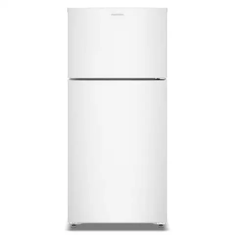 28 in. 14 cu. ft. Freestanding Wide Top Freezer Refrigerator in White with A Large Crisper Drawer