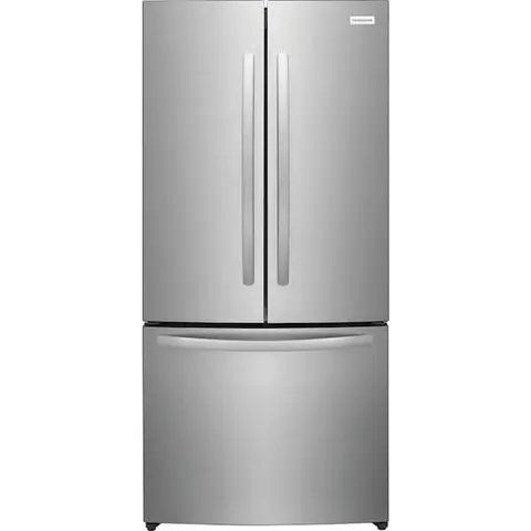 31.5 in. 18 cu. ft. Counter Depth French Door Refrigerator in Fingerprint-Resistant Stainless Look
