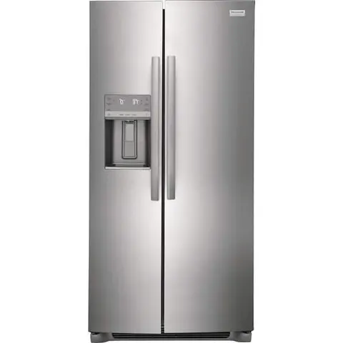 Gallery 36 in. 22.3 cu. ft. Counter Depth Side-by-Side Refrigerator in Smudge-Proof Stainless Steel, ENERGY STAR