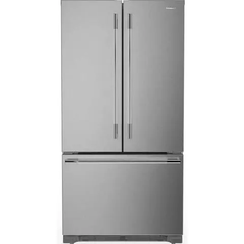 36 in. 22 cu. ft. Counter-Depth French Door Refrigerator in PrintShield Stainless with Internal Water Dispenser