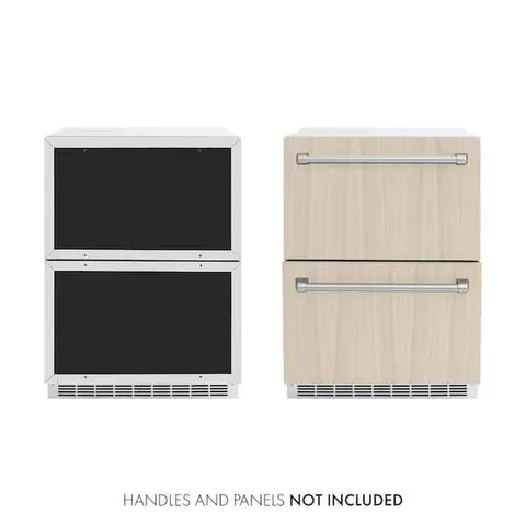 Touchstone 24 in. 4.6 cu. ft. Panel-Ready Refrigerator Drawer with Custom Doors