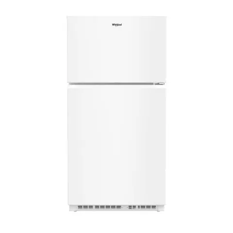 32.8 in. 21.3 cu. ft. Freestanding Top Freezer Refrigerator in White with Total Coverage Cooling