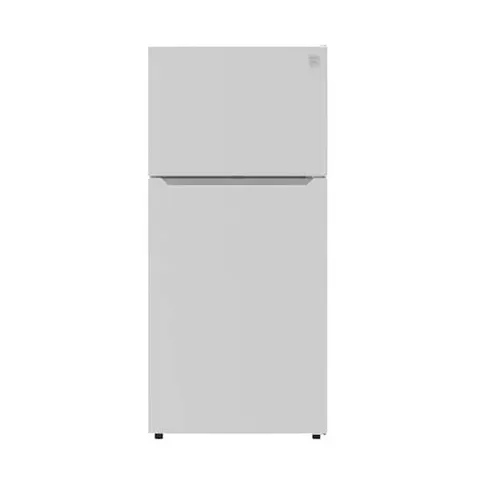 30 in. 18.1 cu. ft. Top Freezer Refrigerator in White with E-Star, Adjustable Glass Shelves, Garage-Ready Design