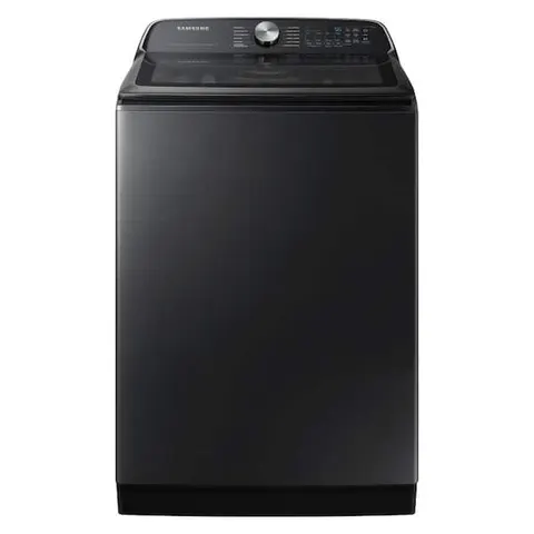 5.5 cu.ft. High-Efficiency Extra-Large Capacity Smart Top Load Washer with Super Speed in Brushed Black