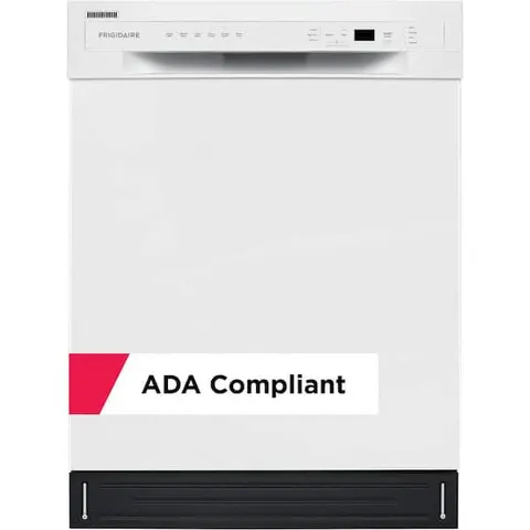 24 in. White Front Control Tall Tub Dishwasher with Stainless Steel Tub, 52 dBA