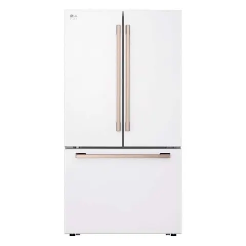 36 in. STUDIO 27 cu. ft. SMART Counter Depth, 3-Door, French Door Refrigerator with Water Dispenser and Ice