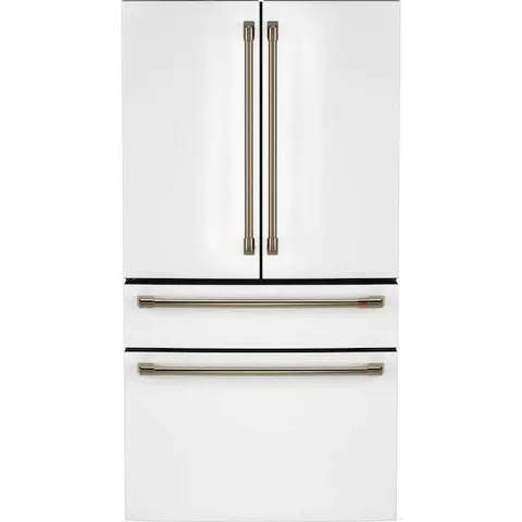 28.7 cu. ft. Smart Four Door French Door Refrigerator in Matte White with Dual-Dispense Autofill Pitcher, Built-In WiFi