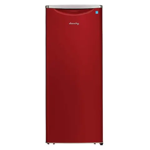 23.82 in. 11 cu. ft. Retro Freezerless Refrigerator in Red