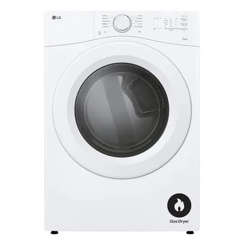 7.4 Cu. Ft. Vented Stackable Gas Dryer in White with Sensor Dry