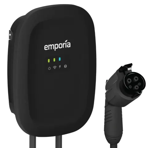 Emporia EV Charger | Black | NEMA 14-50 | J1772