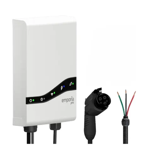 Emporia Pro Level 2 EV Charger| White | Hardwire | J1772