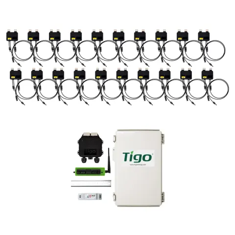 Tigo TS4-A-O | Optimization, Monitoring & Rapid Shutdown. Long Cable | 20 Pack