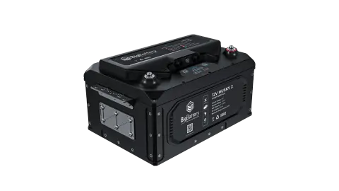 BigBattery 12V HUSKY 2 INV 400Ah 5.12kWh Lithium Battery, Mobile Friendly LiFePO4 Energy Storage