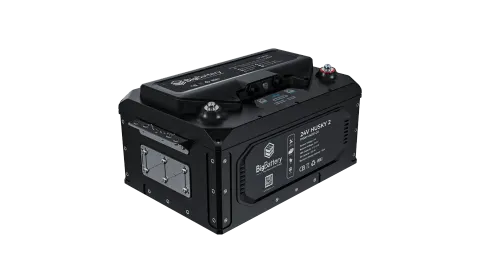 BigBattery 24V HUSKY 2 INV 5.12kWh 200Ah LiFePO4 Battery, Mobile and Off-Grid Lithium Battery Energy Storage