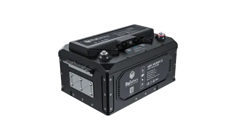 BigBattery 48V HUSKY 2 INV 100Ah 5.12kWh Lithium Battery, Mobile Friendly LiFePO4 Energy Storage