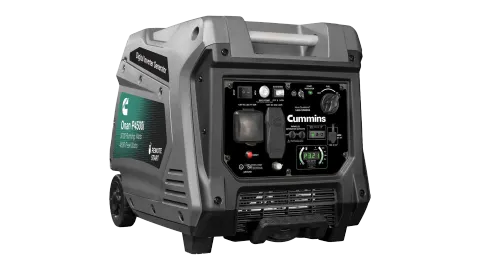 Cummins Onan P4500i 3700W Continuous, 4500W Peak, Gas Portable Inverter Generator, Quiet Generator with Electric Start, Remote Control, RV Ready, EPA