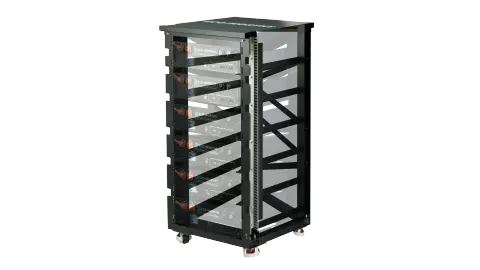 ECO-WORTHY 6-Slot Battery Rack for ECO-WORTHY 48V Server Rack Lithium Batteries, Fits Cubix 100 and Cubix 100 Pro