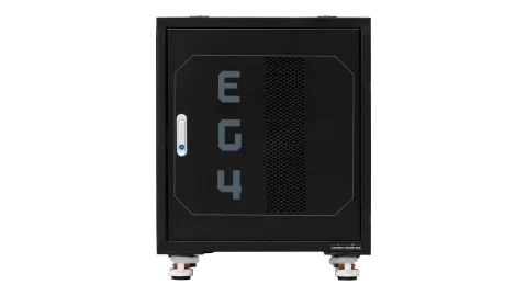 EG4 3-Slot Enclosed Battery Rack for Server Rack Batteries, Welded & Pre-Assembled Battery Storage