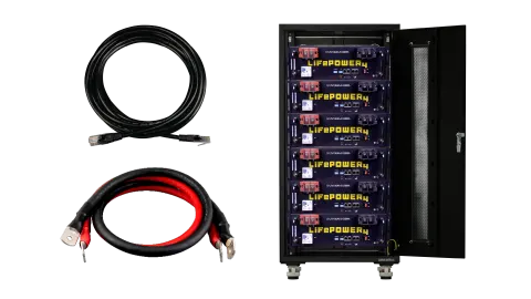 EG4 48V 30.72kWh LifePower4 V2 Fully Loaded LiFePO4 Server Rack Battery Bundle