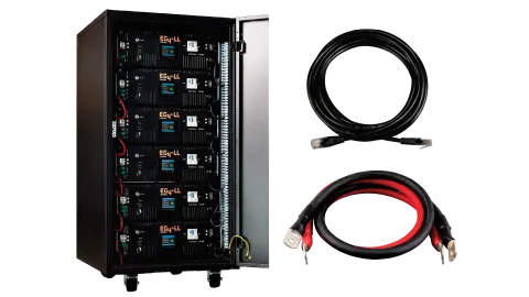 EG4 48V 30.72kWh LL-S Fully Loaded LiFePO4 Server Rack Battery Bundle