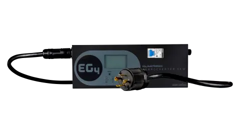 EG4 Electronics Chargeverter-GC 48V 100A Battery Charger for LiFePO4 Batteries, 240V or 120V Input with AGS and Built-in Breaker