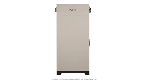 Pytes V-BOX-OC 4-Slot Outdoor Battery Cabinet for Pytes V5 Server Rack Lithium Batteries, IP55 Galvanized Steel Enclosure