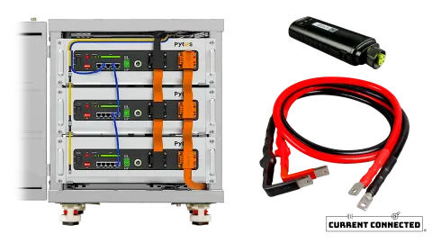Pytes V5 48V 15.36kWh Indoor Bundle with V-Box-IC Rack