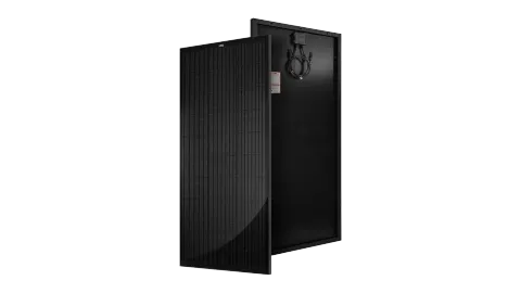 Rich Solar MEGA 200W Solar Panel, All-Black Monocrystalline Solar Panels for RV or Mobile Applications
