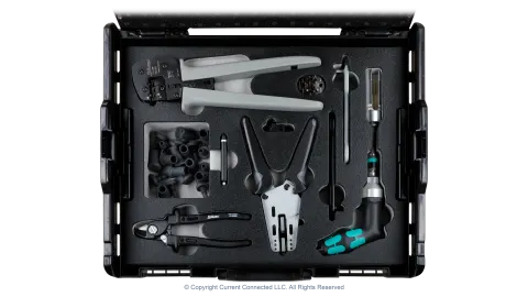 Stäubli MC4 and MC4-Evo 2 Connector Installation Crimper Tool Set, Tools to Attain UL Rating for MC4 and MC4-Evo 2 Connectors