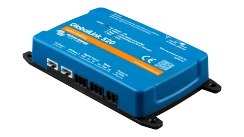 Victron Energy GlobalLink 520, 4G LTE-M Data for Connection to VRM, VictronConnect, Connects Up to 2 VE.Direct Devices, Supports RuuviTag Sensors