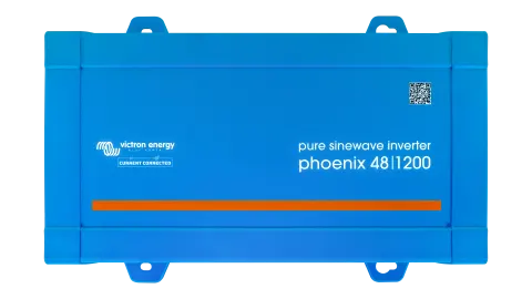 Victron Energy Inverter 48/1200 120V VE.Direct, 1200W DC to AC Inverter for Powering Loads, Built-In AC Outlet