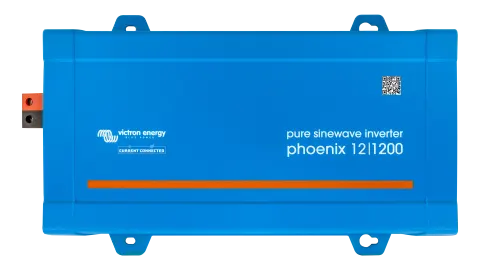 Victron Energy Phoenix 12V 1.2kVA 120V Inverter, UL 458, NEMA 5-15R Receptacle
